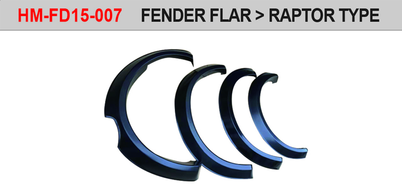 FENDER FLARE >RAPTOR TYPE